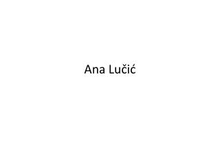 Ana Lučić