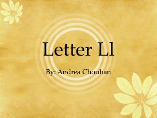 Letter Ll