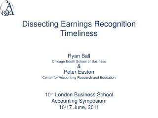 Dissecting Earnings Recognition Timeliness