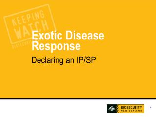 Declaring an IP/SP