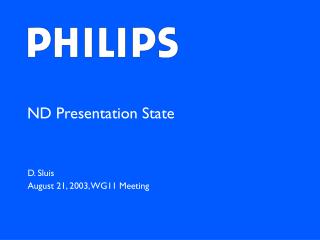 ND Presentation State