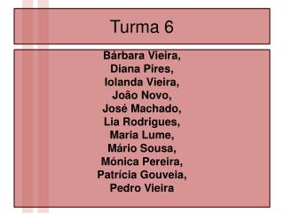 Turma 6