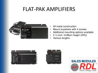 FLAT-PAK AMPLIFIERS