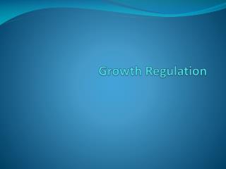 Growth Regulation