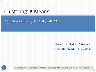 Clustering: K-Means