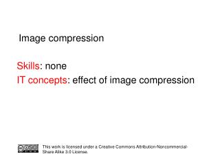 Image compression