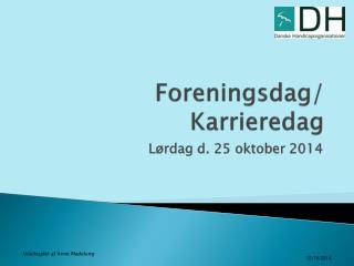 Foreningsdag/ Karrieredag