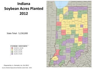 Source: National Agricultural Statistics Quick Stats - 2012