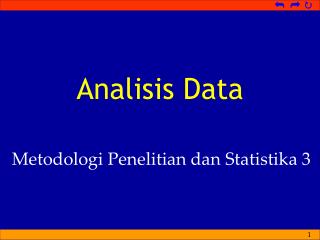 Analisis Data