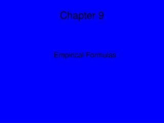 Chapter 9