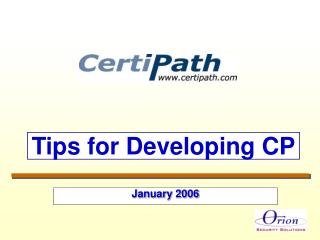 Tips for Developing CP