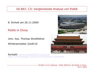 VO BA7, C3: Vergleichende Analyse von Politik