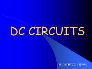 DC CIRCUITS