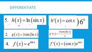 Differentiate