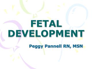 FETAL DEVELOPMENT