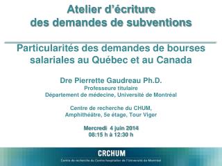 Fonds de Recherche de Québec – Santé Research Scholars – Junior 1 and 2, Senior