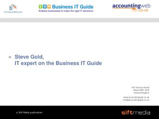 Steve Gold, IT expert on the Business IT Guide
