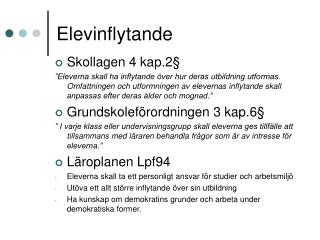 Elevinflytande