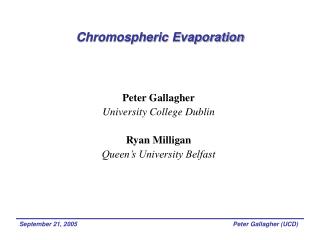 Chromospheric Evaporation