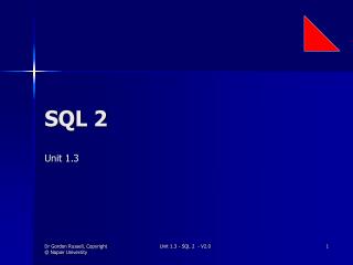 SQL 2