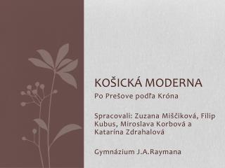 Košická Moderna