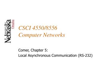 CSCI 4550/8556 Computer Networks