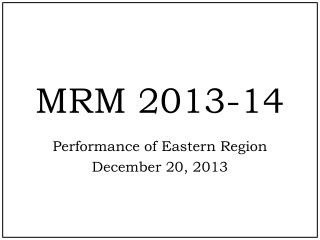 MRM 2013-14