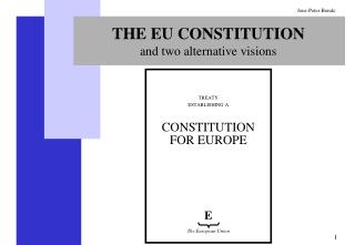 THE EU CONSTITUTION and two alternative visions