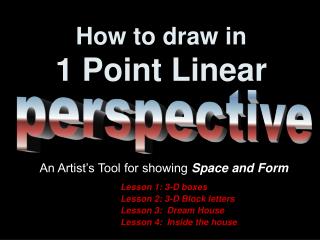 How to draw in 1 Point Linear