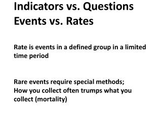 Objective of Collecting Information