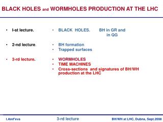 BLACK HOLES. BH in GR and in QG