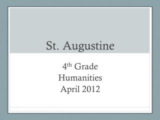 St. Augustine