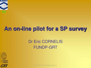 An on-line pilot for a SP survey