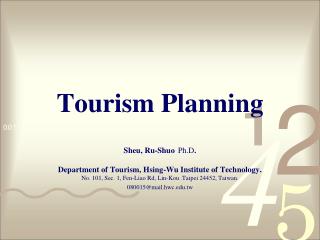 Tourism Planning