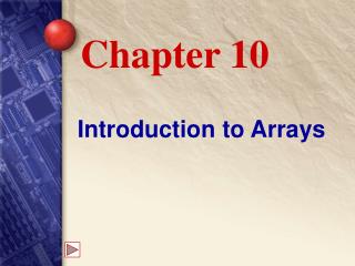 Introduction to Arrays