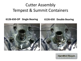 Cutter Assembly Tempest &amp; Summit Containers