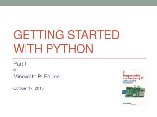 Getting Started with Python