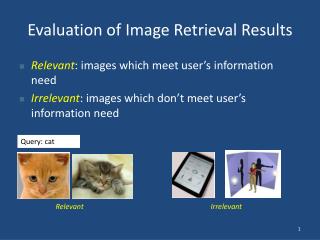 Evaluation of Image Retrieval Results