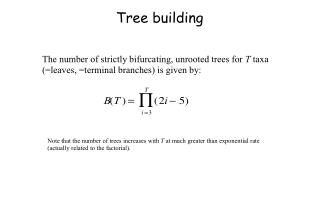 Tree building