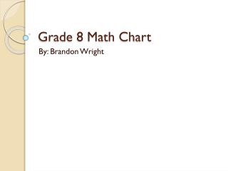 Grade 8 Math Chart