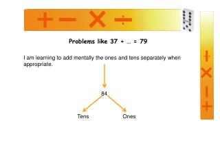 Problems like 37 + … = 79