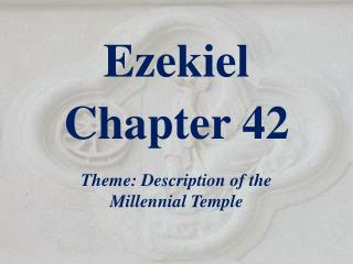 Ezekiel Chapter 42
