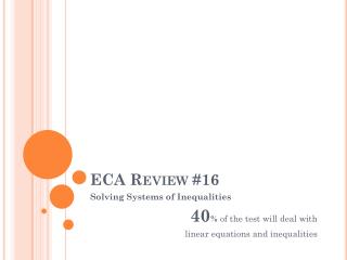 ECA Review #16