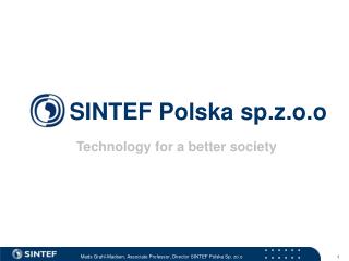 Technology for a better society