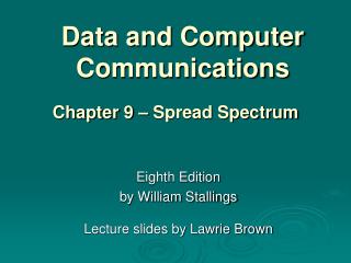 Data and Computer Communications