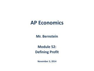 AP Economics