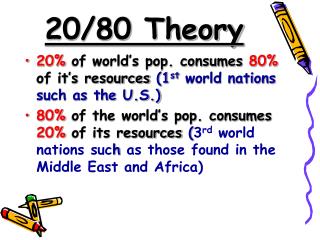 20/80 Theory