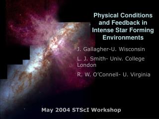 Physical Conditions and Feedback in Intense Star Forming Environments