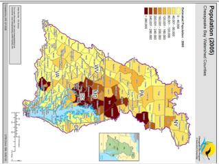 Chesapeake Bay Population Map