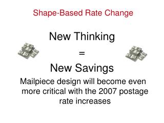 New Thinking = New Savings